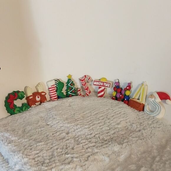 Vtg 1996 House Of Lloyds "CHRISTMAS" Letters - Picture 1 of 9